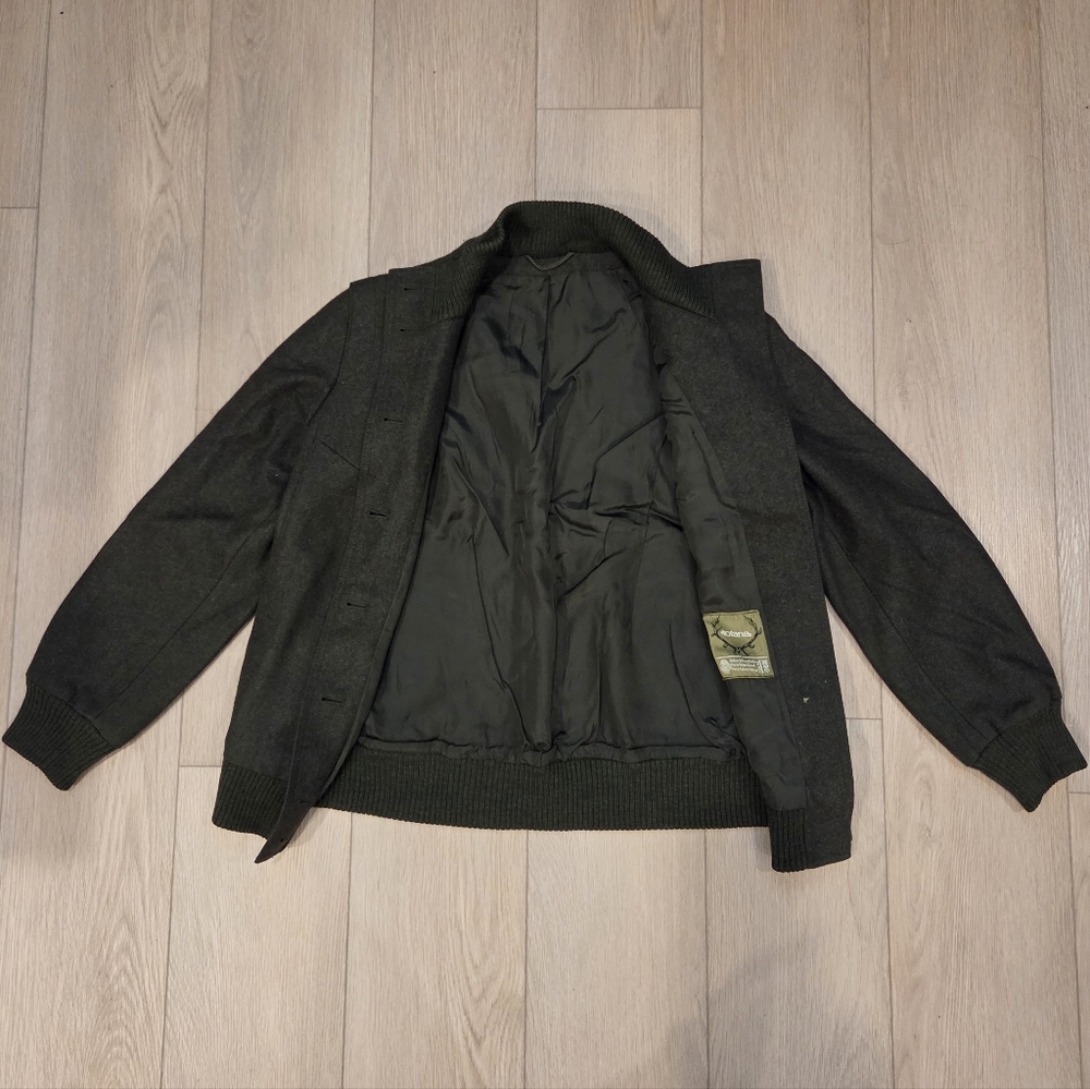 Vintage Women's Tofana Wool Tweed Bomber Jacket - Picture 6 of 9